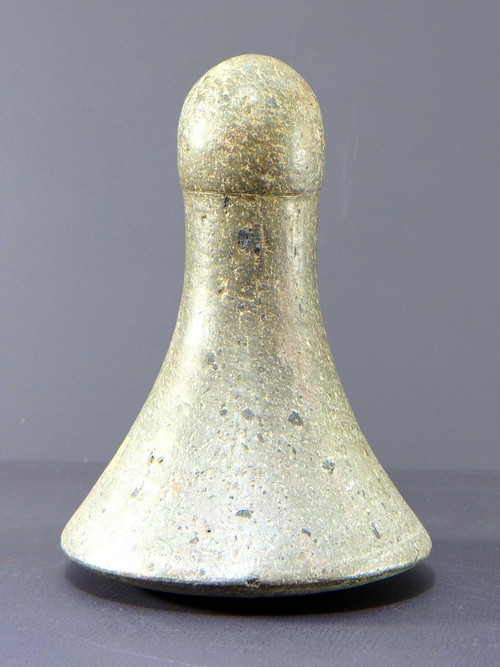 Archipel De La Société, Tahiti Island, Early 20th Century, Grey Basalt Pestle.