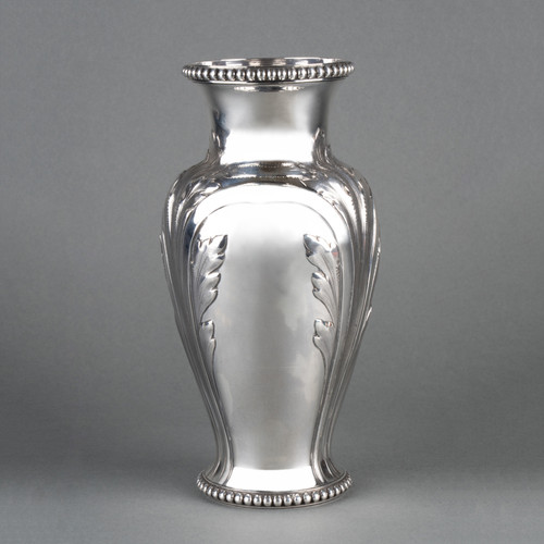 Solid Silver Vase, Homage to Yvon Milhe-Poutingon, 1965