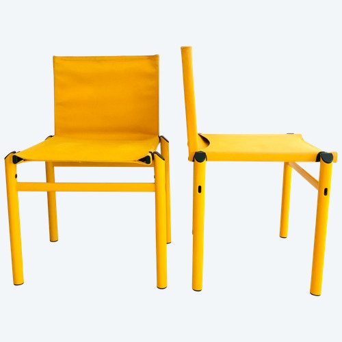 Mastro" chairs by Afra and Tobia Scarpa for Molteni, Italy 1980s