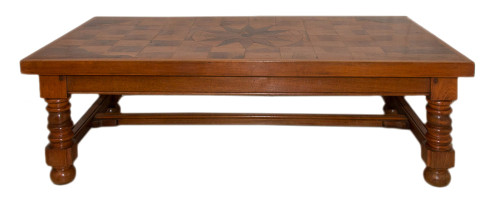 Walnut coffee table Fin XIXe Siècle