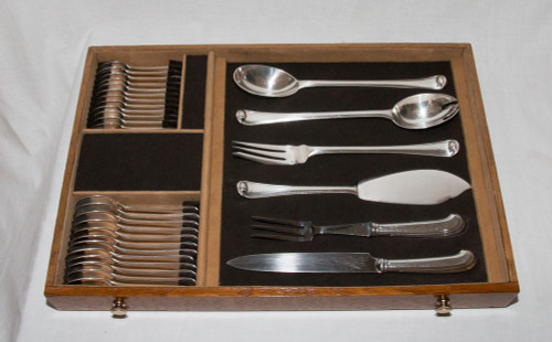 Puiforcat - Mazarin household set in solid silver 183 pieces