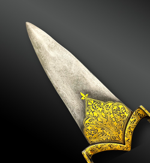 COLTELLO chiamato Katar Djamadhar - Impero Mughal, India - XIX secolo