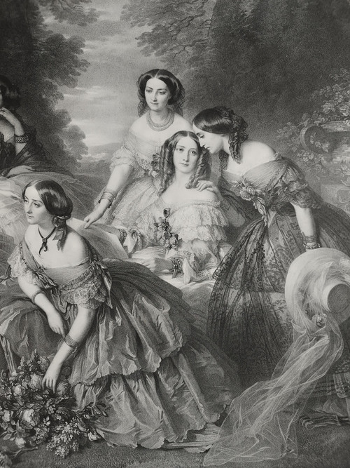 l'Impératrice Eugénie Lithographie d'Après Winterhalter XIXème