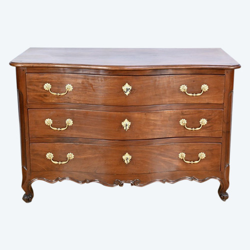 Nantaise de Port chest of drawers in Cuban mahogany - 2nd Part 18th century