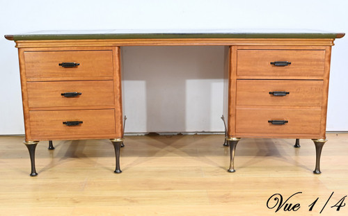 Architect's desk in mahogany - 1970