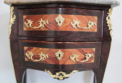 Louis XV period chest of drawers, stamped ELLAUME 18th century