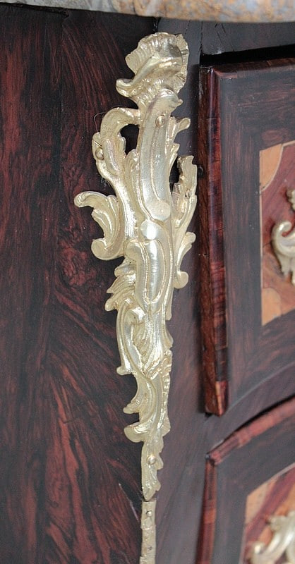 Louis XV period chest of drawers, stamped ELLAUME 18th century