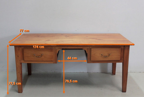 Tavolo-scrivania in ciliegio del XIX secolo