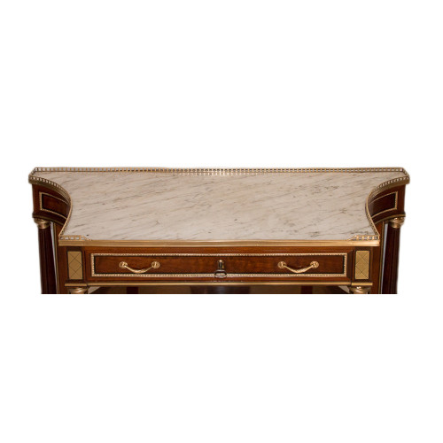 Louis XVI mahogany sideboard console