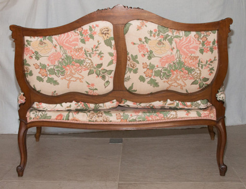 Bench seat Louis XV style Late 19th century