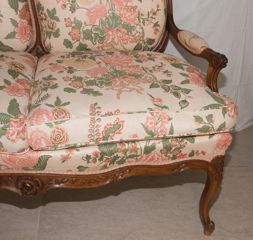 Bench seat Louis XV style Late 19th century