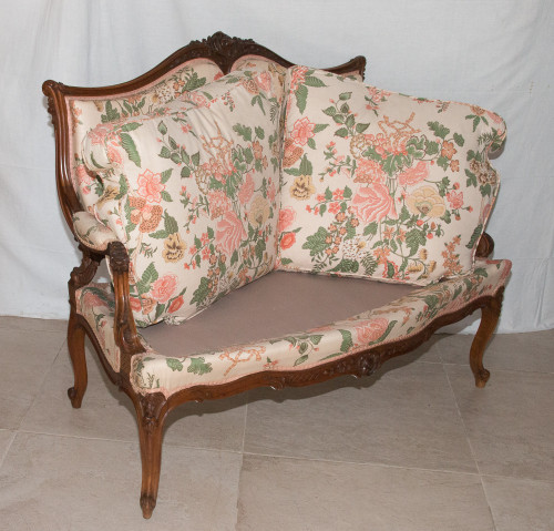 Bench seat Louis XV style Late 19th century