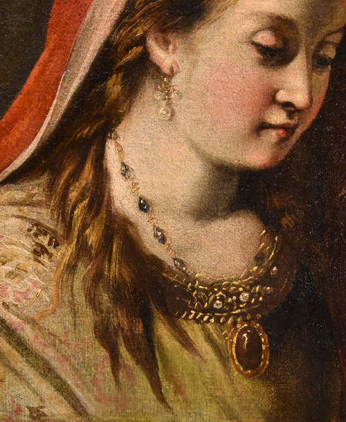 Gaspare Diziani (belluno 1689 - Venice 1767)  Portrait Of A Young Princess (salome?)