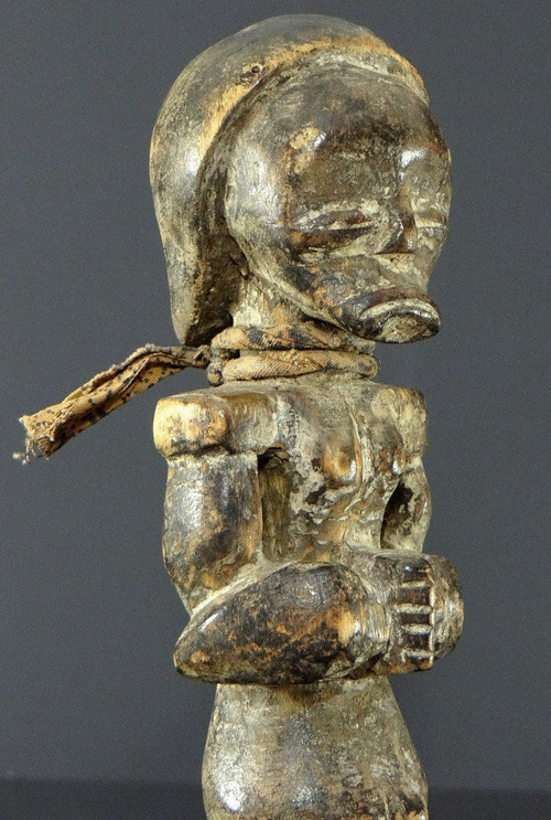 Gabon, Fang People, 1950s/1960s, Wooden "Eyema Byeri" Reliquary Guardian Figure.