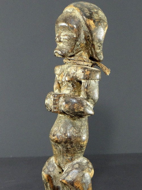 Gabon, Fang People, 1950s/1960s, Wooden "Eyema Byeri" Reliquary Guardian Figure.