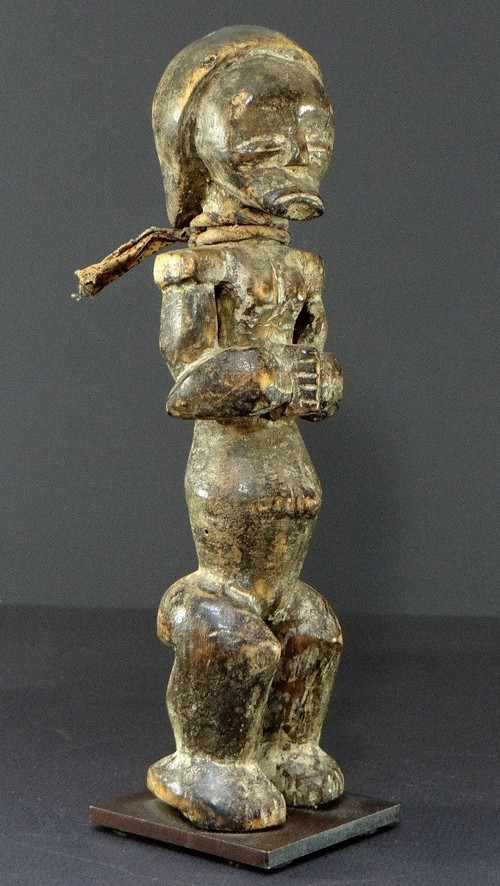 Gabon, Fang People, 1950s/1960s, Wooden "Eyema Byeri" Reliquary Guardian Figure.