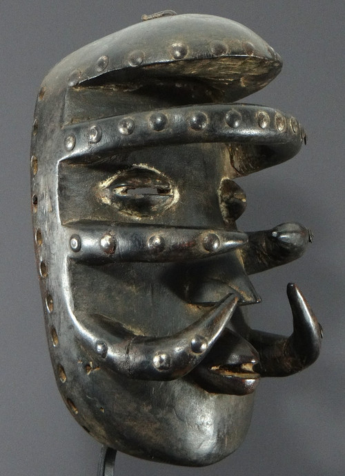 Ouest De La Côte D'ivoire, Peuple Bété, Première Moitié Du XXème Siècle, Superb Wooden Mask.