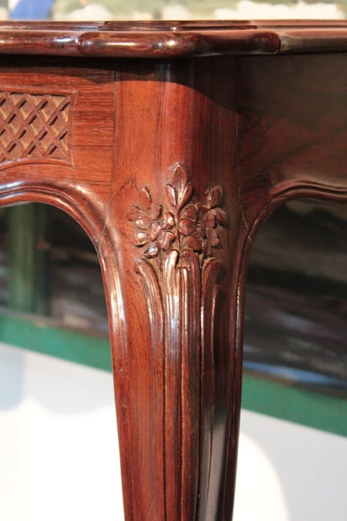 Louis XV rosewood console