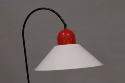 Dreibeinige Stehlampe aus Metall und Kunststoff, Frankreich 60er Jahre