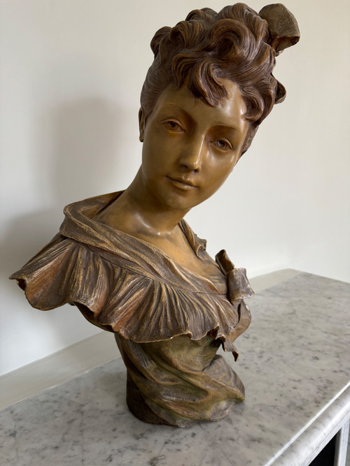 Beautiful Bust of a Woman Goldscheider