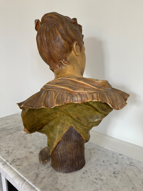 Beautiful Bust of a Woman Goldscheider