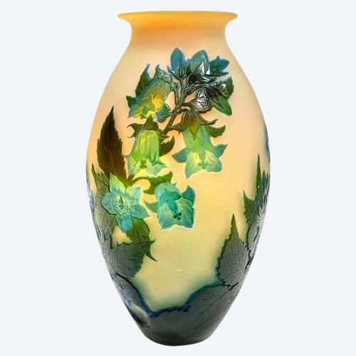 Emile Gallé Vase “Aux Gentianes”