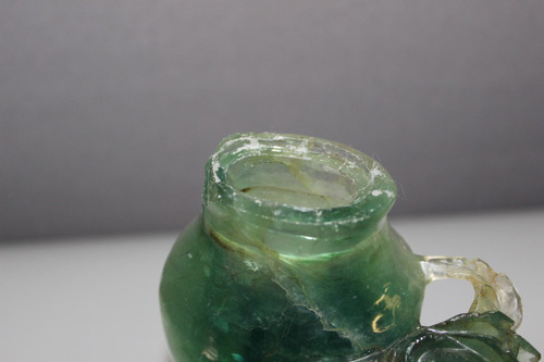 Vaso Coperto Di Fluorite Con Decorazioni Floreali, Asia