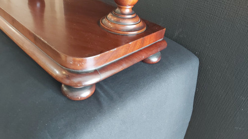 English mahogany table psyche