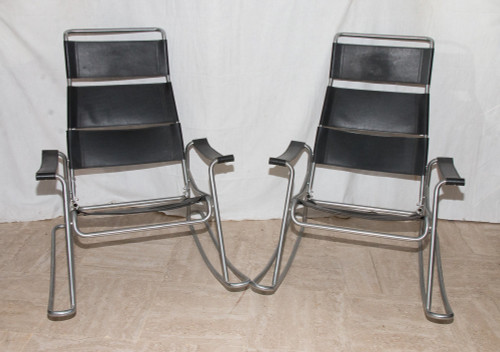 Pair of Marcel Breuer rocking chairs 1950