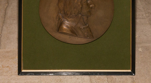 Bronze Medallion Of General Bonaparte Boizot 19th Century