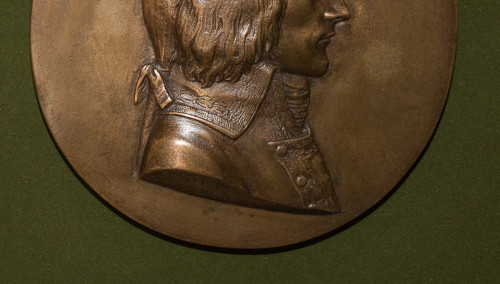 Bronze Medallion Of General Bonaparte Boizot 19th Century