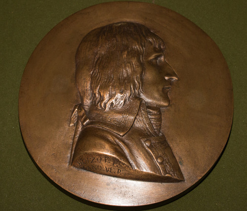 Bronze Medallion Of General Bonaparte Boizot 19th Century