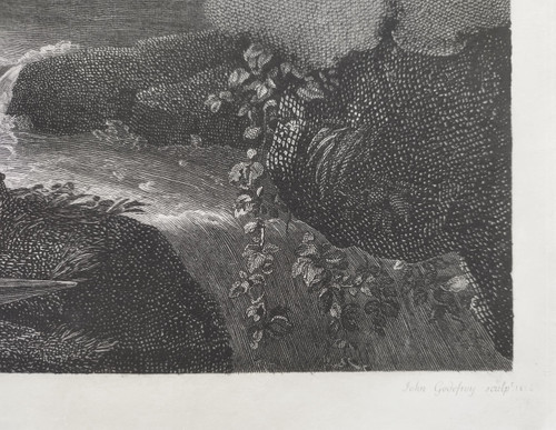 Ossian Gravure d'Après François Gérard 19ème