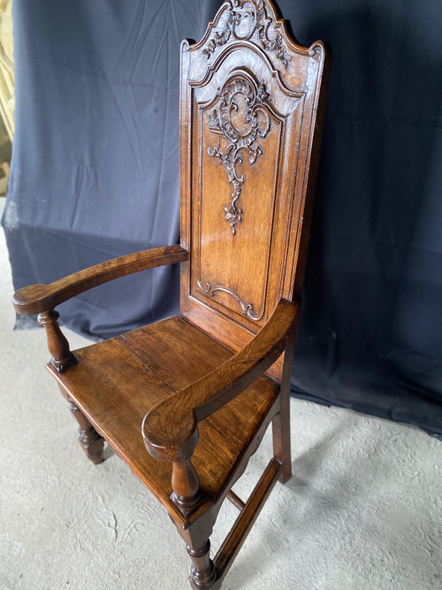 Liège armchair dating from the 19th century Louis XIV regency