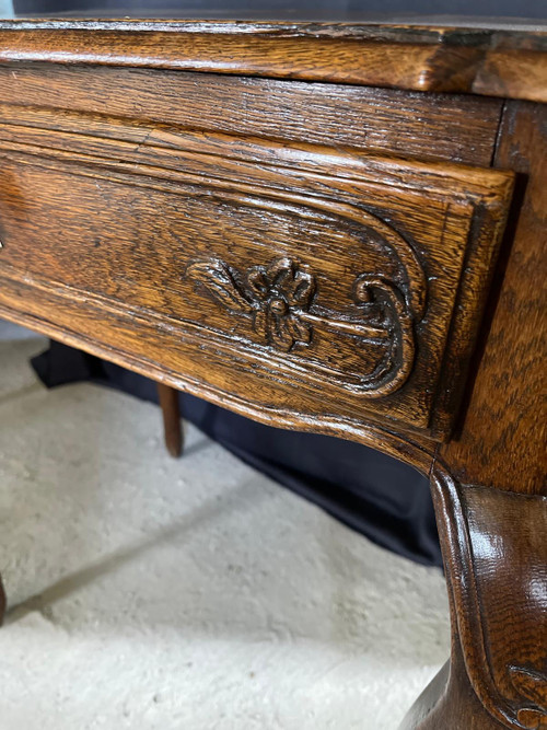 Table d’appoint guéridon en chêne Louis XV début 19e siècle 