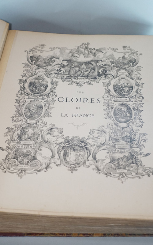 LELIUS, LES GLOIRES DE LA FRANCE, Plus beaux tableaux du Musée de Versailles. 1868