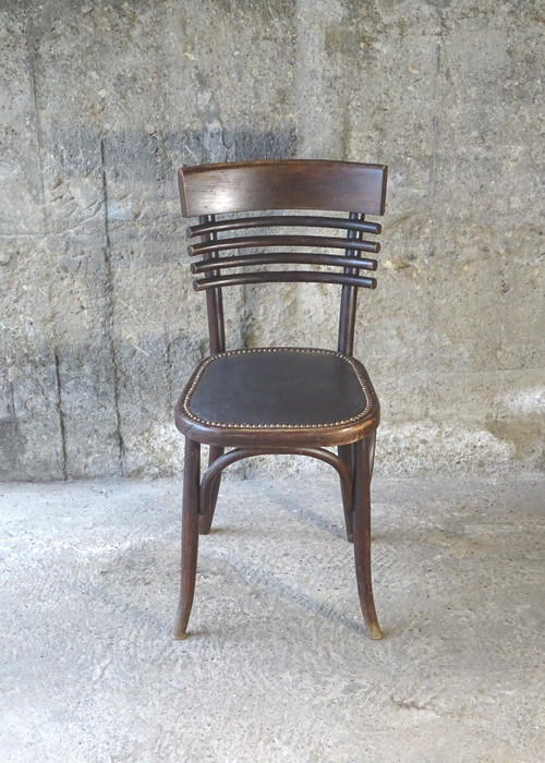 Chaise Fischel, hors catalogue usine de Wissembourg Alsace 1935, no Thonet