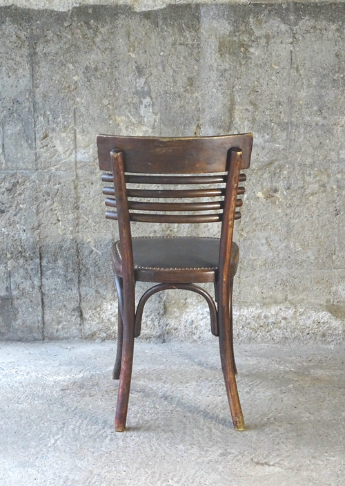 Chaise Fischel, hors catalogue usine de Wissembourg Alsace 1935, no Thonet