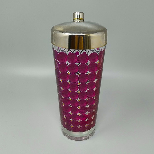 1960s Gorgeous American Cocktail Shaker. Fabriqué aux Etats-Unis.