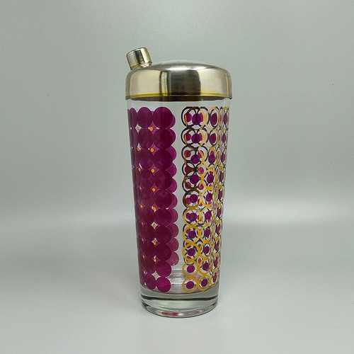 1960s Gorgeous American Cocktail Shaker. Fabriqué aux Etats-Unis.