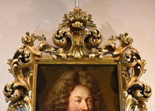 Portrait Du Peintre Charles De La Fosse, Hyacinthe Rigaud (Perpignan 1659 - Paris 1743)