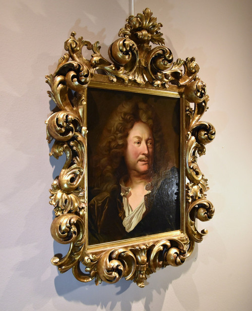 Portrait Du Peintre Charles De La Fosse, Hyacinthe Rigaud (Perpignan 1659 - Paris 1743)