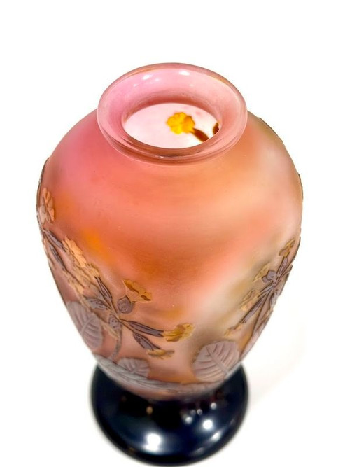 Emile Gallé "Aux Primevères Officinales" vase