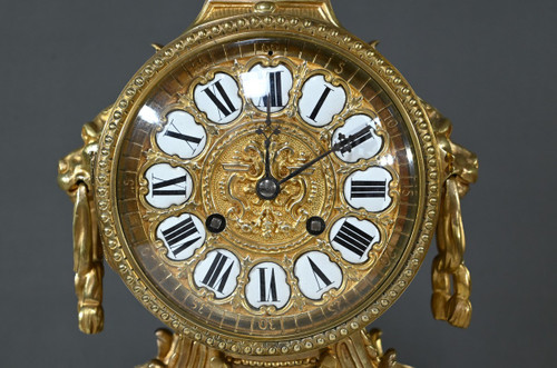 Orologio in bronzo, firmato G.Philippe Palais Royal - 1870