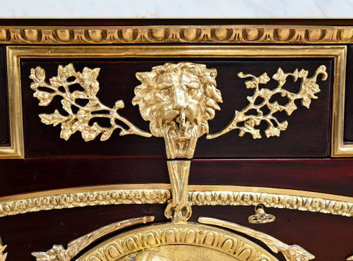 Commode d’Apparat « Marie-Antoinette » en Acajou, d’après G.Benneman et J.Stöckel – Début XXe