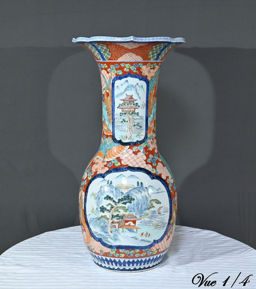 Wichtige Arita-Vase, Meiji-Zeit, Japan - Ende 19.