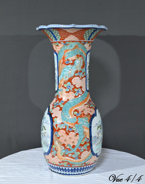 Wichtige Arita-Vase, Meiji-Zeit, Japan - Ende 19.