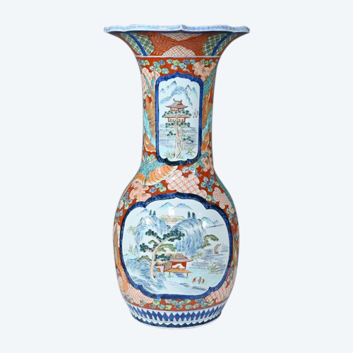 Wichtige Arita-Vase, Meiji-Zeit, Japan - Ende 19.