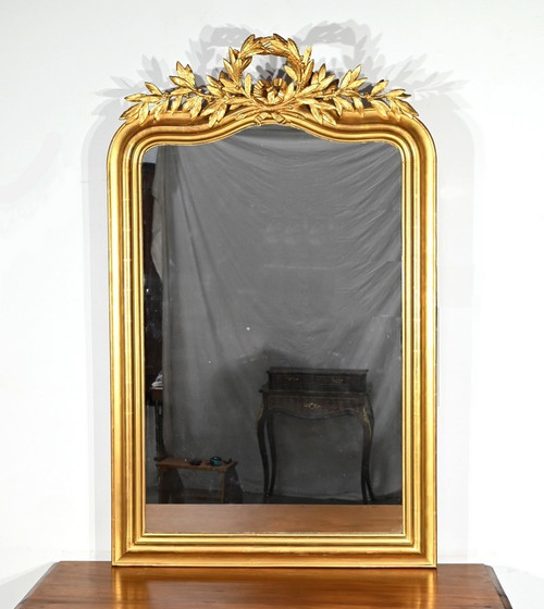 Gilded Wood Mirror, Louis XVI style - 2nd Part XIXth century