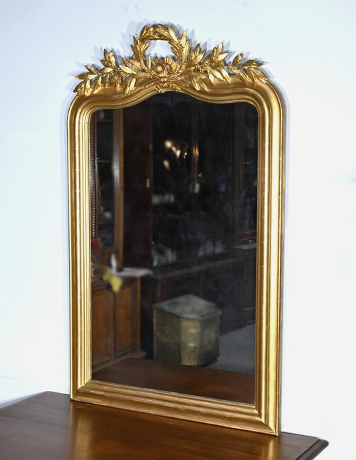 Gilded Wood Mirror, Louis XVI style - 2nd Part XIXth century